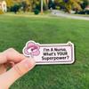 33PCS Pink Nurse Stickers Pack  Cute Waterproof Vinyl Nursing Stickers for Laptop, Water Bottle, Notebook  Nurse Appreciation Gift for RN, LPN, Medical Students, Healthcare Workers view 4