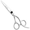 Washi Ufo Convex Anti-Push Edge 7.0" Japanese 440C Steel Shear With Purple Razor view 1