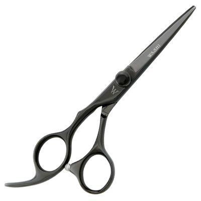 Washi Black Dragon Lefty 5.5" Japanese 440C Steel Shear With Purple Razor
