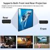 300 Inch Projector Screen Outdoor Indoor, 4K HD 16:9 Dou-ble-Sided Projection, Foldable Portable Screen for Outside Theater, Home Backyard, Party(72 Inch) view 4