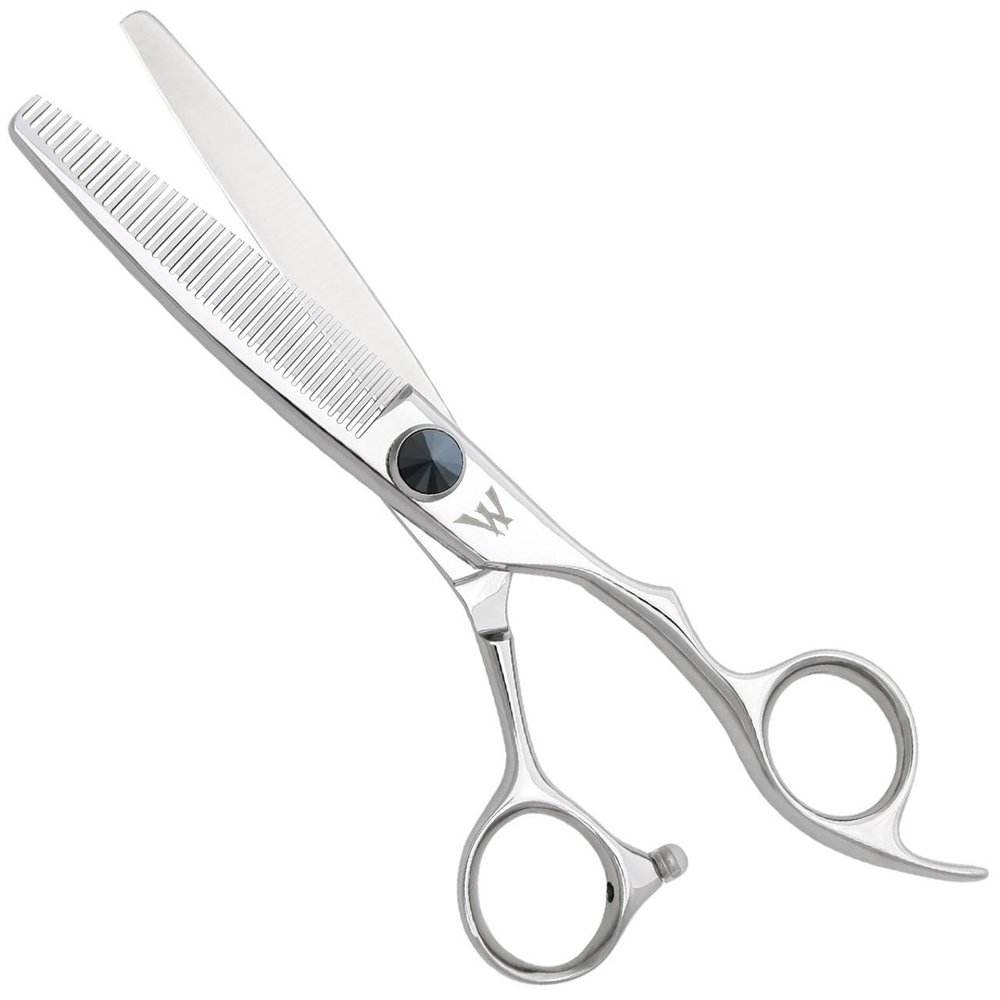 Washi Tw Master Blender 40-Tooth 6.0" Thinning Steel Shear With Silver Razor