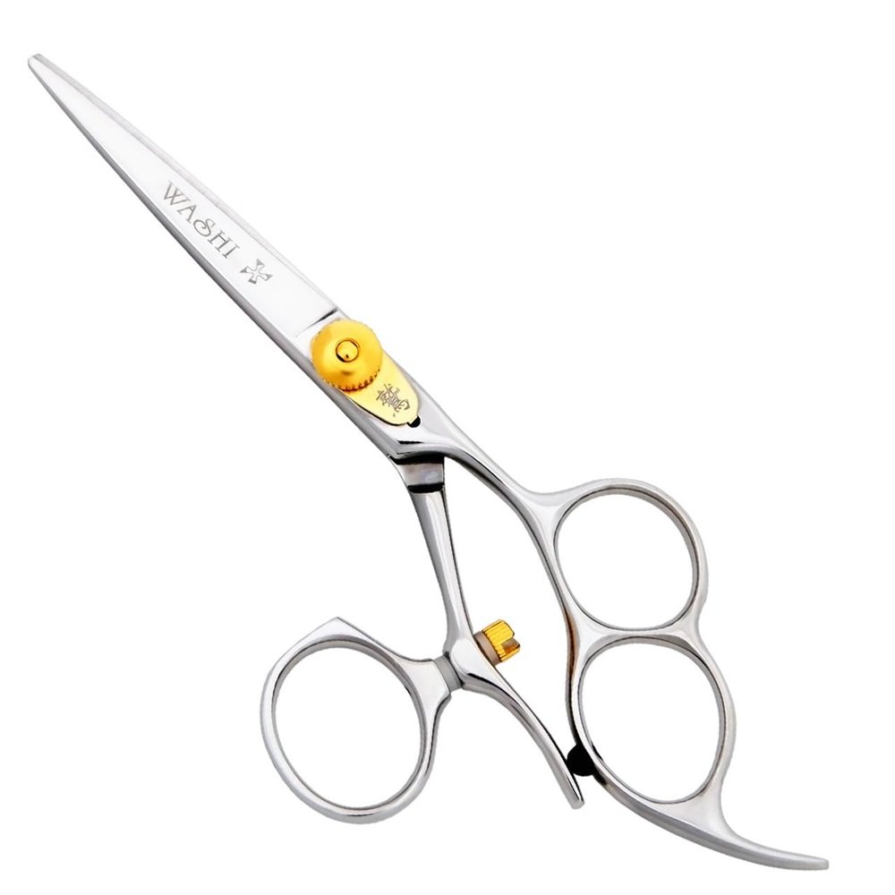 Washi Triple Crown Convex Edge 5.7" Japanese 440C Steel Shear With Silver Razor