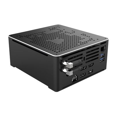 4K Mini PC, HTPC, NUC, Small Server, Support Proxmox, Vmware, ESXI, KODI, Intel XEON E-2176M, BY02, DP, HDMI, Type-C, 2 x LAN, 32G RAM, 256G SSD, 1TB HDD