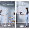 Adjustable Laptop Stand - Portable Floor Computer Desk with Stable Base, 70-120cm Height, Ideal for Home Office and School Use view 4