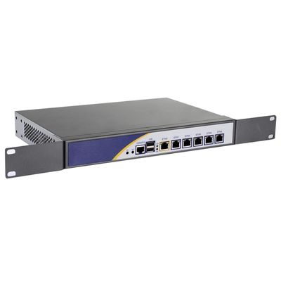 Firewall Hardware, OPNsense, VPN, Network Security Appliance, Router PC, Intel Celeron 4 Cores J4125, RS03, AES-NI, 6 x Intel Gigabit LAN, 2 x USB, COM, VGA, Fan,4G RAM/32G SSD