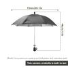 Camera Hot Shoe Umbrella, 360 Swivel DSLR Camera Sunshade & Rain Cover for Camera with Hot Shoe, Waterproof Photography Accessory for Outdoor Photographing, Filming, Live Streaming, 20 Inch view 2