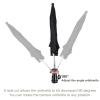 Camera Hot Shoe Umbrella, 360 Swivel DSLR Camera Sunshade & Rain Cover for Camera with Hot Shoe, Waterproof Photography Accessory for Outdoor Photographing, Filming, Live Streaming, 20 Inch view 3
