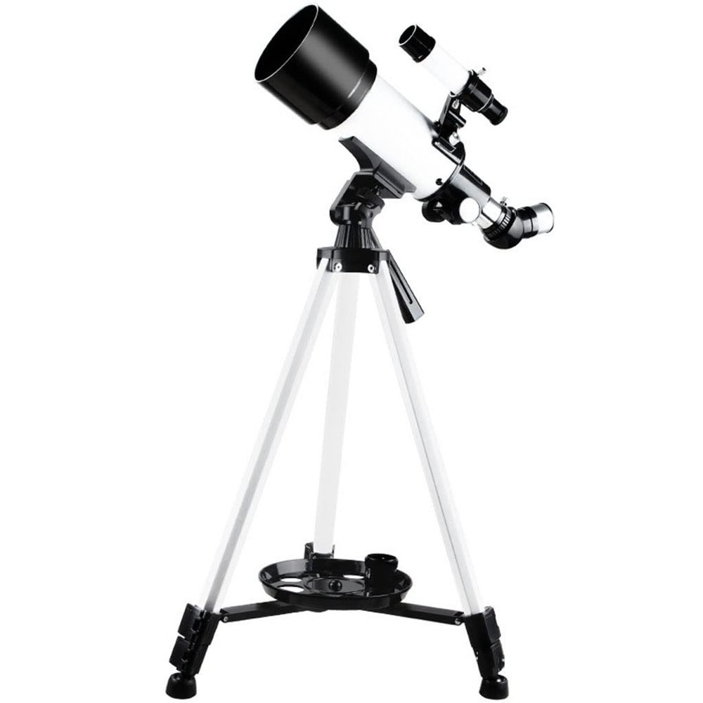 LSLYTQ Spacmirrors Telescope for Astronomy, 400/70 FMC Glass Optical Refractor Telescopes, with Adjustable Tripod Phone Adapter for Adult Beginners