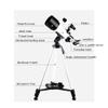 LSLYTQ Spacmirrors Telescope for Astronomy, 400/70 FMC Glass Optical Refractor Telescopes, with Adjustable Tripod Phone Adapter for Adult Beginners view 3