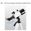 LSLYTQ Spacmirrors Telescope for Astronomy, 400/70 FMC Glass Optical Refractor Telescopes, with Adjustable Tripod Phone Adapter for Adult Beginners view 4