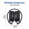 DBEIXIWEI DC 3-5V DSP FM Radio Headphone LCD Display HiFi Stereo Sound Support Auto Search & Store Stations for Phones PCs MP3 view 4