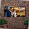 COOLHIYA Polyester Outdoor Movie Projection Curtain High Definition Reflective Cloth Compatible with LED Projectors Easy to Carry and Attach view 3