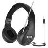 DC 3V Personal FM Radio Headphone with Metal Antenna & Adjustable Headband Support Auto Search & Store Noise Reduction view 1
