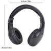 DC 3V Personal FM Radio Headphone with Metal Antenna & Adjustable Headband Support Auto Search & Store Noise Reduction view 4