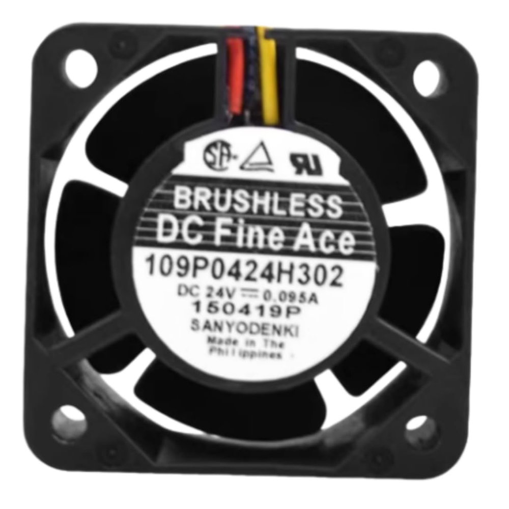 109P0424H302 Fan 4CM for 24V 0.095A 4028 40X40X28MM 3-Wire Cooling Fan