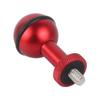 NonMiFyR 1 Inch Ball Head Adapter for Camera Underwater Diving, Fixed Mount, Detachable for Fill Light Mount, 0.25inch Adapter Red view 1