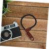 CAXUSD Outdoor Camera Wrist Strap for Hiking and Camping Comfortable PU Cotton Hand Strap Compatible with DSLR Mirrorless and Sports Cameras Photography Wrist Lanyard for Secure Carrying view 4