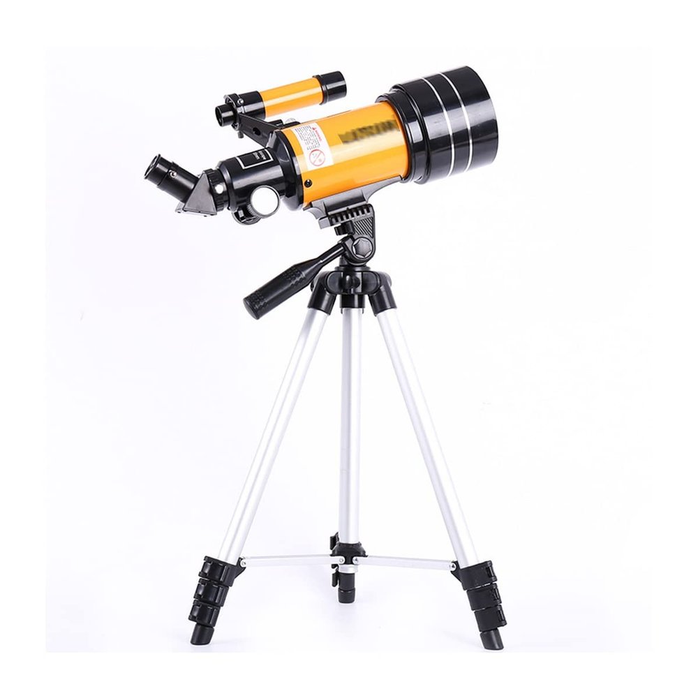 LSLYTQ Telescope Astronomical Telescope with Star Finder Outdoor High-Definition 's Adult Telescope Suitable for Adult Beginners/White/Size