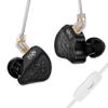 CCZ CZ10 Gaming Earbuds With MIC,1DD+4BA All-metal HIFI In Ear Monitor,Professional Wired Earbuds,Stereo Sound Clear in Ear Earphones,Hybrid IEM Earphones with Detachable Cable (Dark,With Microphone) view 1