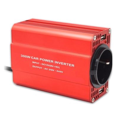 300W Car Power Inverter DC 12V to AC Dual USB Car Adapter Converter Auto Charger Modified Sine Wave