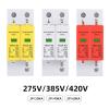 AC SPD 2P 275V 385V 420V 20KA 40KA 60KA House Lightning Surge Protector Protection Protective Low-voltage Arrester Device(275V,20-40KA) view 2