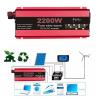 1000W 1600W 2200W 3000W Pure Sine Wave Inverter DC 12 24V to AC Solar Car Inverter Voltage Transformer Power Converter(2200W,24V) view 3