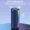 dotn Portable Bluetooth Speaker with 20W Loud Stereo Sound, Bluetooth 5.4 Speaker Wireless with 4 RGB Lights, TWS Pairing, 3 EQ Modes, Built-in Mic view 4