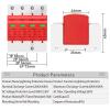AC SPD 1P 2P 3P 4P 20~40KA 30KA~60KA 385V House Lightning Surge Protector Protective Low-voltage Arrester Device OEM Factory(3P,30-60KA) view 3