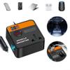 Car Power Inverter 200W DC 12/24V To AC 220V With USB PD Port For Fast Charging Devices Includes Overload Protection And Real Voltage Display view 3