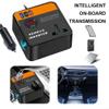 Car Power Inverter 200W DC 12/24V To AC 220V With USB PD Port For Fast Charging Devices Includes Overload Protection And Real Voltage Display view 4