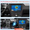 Volxcereo 2G+64G Car Stereo for Ford Mustang 2010-2014 with 10.1 inch Touchscreen Radio with Wireless Carplay/Android Auto/GPS/Bluetooth/FM/RDS/Steering Wheel Controls/Backup Camera view 2