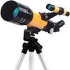 LSLYTQ Telescope, Astronomical Portable Refractor Scope with Tripod Star Finder, Great Optics Gift for Beginners Adults view 1