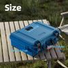 Starlink Mini Hard Shell Travel Case - Waterproof EVA Carrying Bag with Secure Lock Custom for Starlink Mini Router, Power Supply Shockproof Protection for Outdoor Adventures Blue view 4