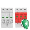 1pc AC SPD 3P 3 Phase 20KA 40KA 60KA 275V 385V 420V House Lightning Surge Protector Protective Low-voltage Arrester Device(385V,30-60KA) view 2