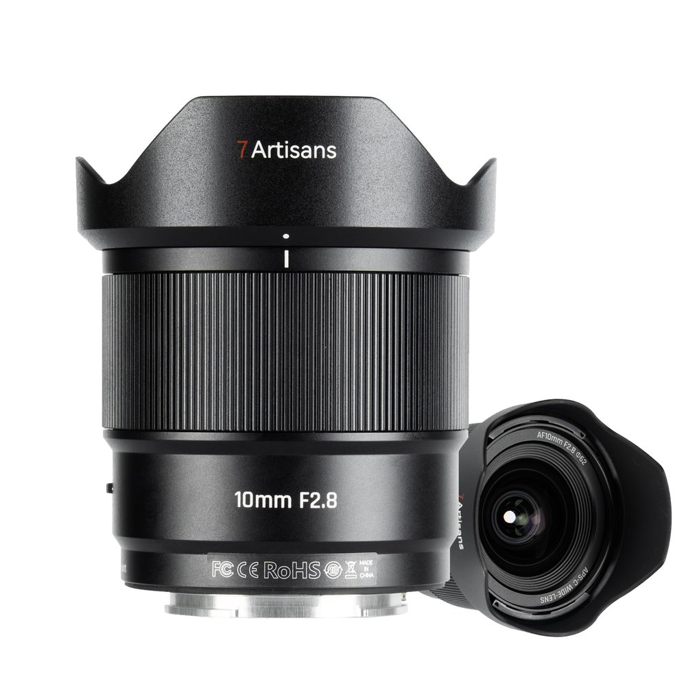 7artisans AF 10mm F2.8 Auto Focus APS-C Mirrorless Cameras Lens,105.3 Ultra Wide Angle for Vlogging/Selfies/Video/Travel/Portraiture/Street Photography/Humanistic Subjects (for Fuji X-Mount)