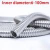 1m 304 Stainless Steel Corrugated Pipe Wire Line Cable Conduit Protection Hose Tube - Flexible DIY Cable Sleeve(12mm) view 2