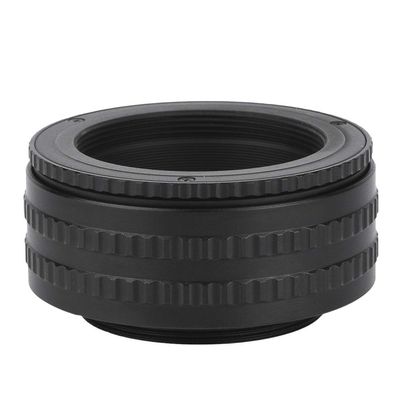 M42 to M42 Adjustable Focusing Helicoid Lens Adapter Macro Tube 25-55mm Length - Fine Focus Control, Durable Aluminium Alloy, Ideal for Macro Photography