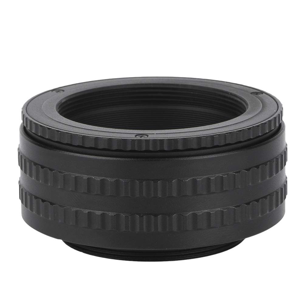 M42 to M42 Adjustable Focusing Helicoid Lens Adapter Macro Tube 25-55mm Length - Fine Focus Control, Durable Aluminium Alloy, Ideal for Macro Photography
