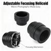 M42 to M42 Adjustable Focusing Helicoid Lens Adapter Macro Tube 25-55mm Length - Fine Focus Control, Durable Aluminium Alloy, Ideal for Macro Photography view 2