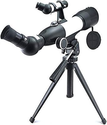 LSLYTQ Portable Telescope, Professional HD Telescope Refractors Astronomy with Tripod 60Mm HD Portable Space Telescope Watch