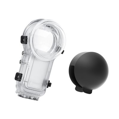 Clear Subaquatic Housing for Action Camera Highlighting 60m Submersion Depth Fast Release Mechanism and Protective Protect No Blind Mark Underwater Case