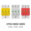 1pc AC SPD 3P 3 Phase 20KA 40KA 60KA 275V 385V 420V House Lightning Surge Protector Protective Low-voltage Arrester Device(275V,30-60KA) view 3