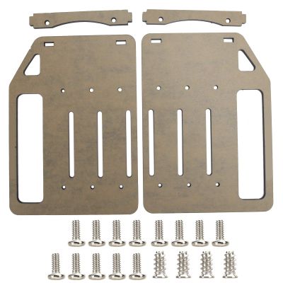 Acrylic Hard Drive Bracket Stand, DIY 35in. Hard Disk Shelf, Black Cage with Fan Fixing Strip, Complete Components for Computer , Can Fix Three 35. inch Hard Drives and One 8cm FA