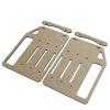 Acrylic Hard Drive Bracket Stand, DIY 35in. Hard Disk Shelf, Black Cage with Fan Fixing Strip, Complete Components for Computer , Can Fix Three 35. inch Hard Drives and One 8cm FA view 4