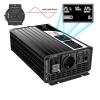 1500W Inverter 12v Pure Sine Wave Solar Power Inverter DC 24V 48V to AC with Remote Control(1500W LCD pro,48V) view 2