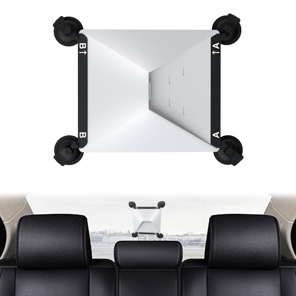 Suction Cup Mount; This Portable Mount ensures Stable Satellite Reception in RVs, Yachts, and on Long Trips (Black)