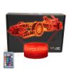 MARZIUS 3D Race Sports Car Illusion Night Light Roadster-Shaped LED Table Lamp with 16 Colors & Remote Control Gift for Kids, Teens, Men & Women view 1