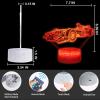 MARZIUS 3D Race Sports Car Illusion Night Light Roadster-Shaped LED Table Lamp with 16 Colors & Remote Control Gift for Kids, Teens, Men & Women view 3