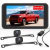 AUTO-VOX Wireless Backup Camera:1080P HD Dual-Channel Monitor, Easy Installation,Stable Digital Transmission Signal,IP69K Waterproof Night Vision Back Up Camera for Truck,SUV,Car,Vans view 1
