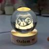 Custom Ultrasound Crystal Ball Lamp Personalized Baby Sonogram Keepsake Gift, Pregnancy Reveal, Baby Shower Present, Nursery Night Light (6CM) view 1